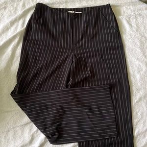 Black pinstripe Womens trousers